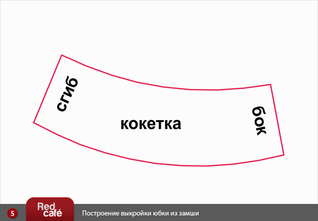 Построение выкройки юбки из замши | RedCafe.ru