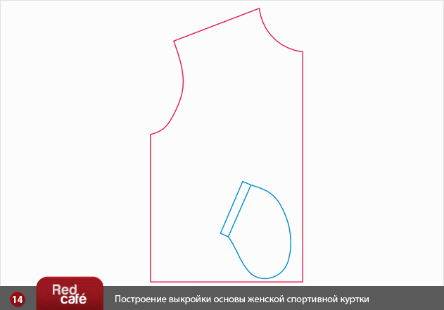 Построение выкройки основы женской спортивной куртки | RedCafe.ru